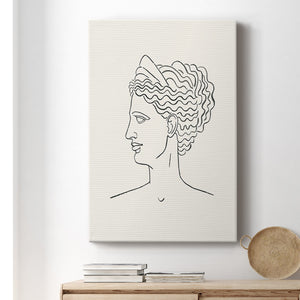 Greek Busts III Premium Gallery Wrapped Canvas - Ready to Hang