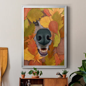 Sniffing Out Autumn Premium Framed Print - Ready to Hang