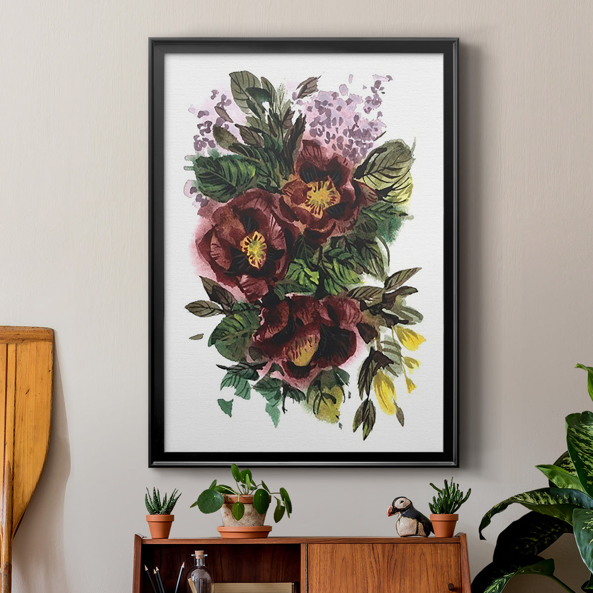 Garden Bouquets II Premium Framed Print - Ready to Hang