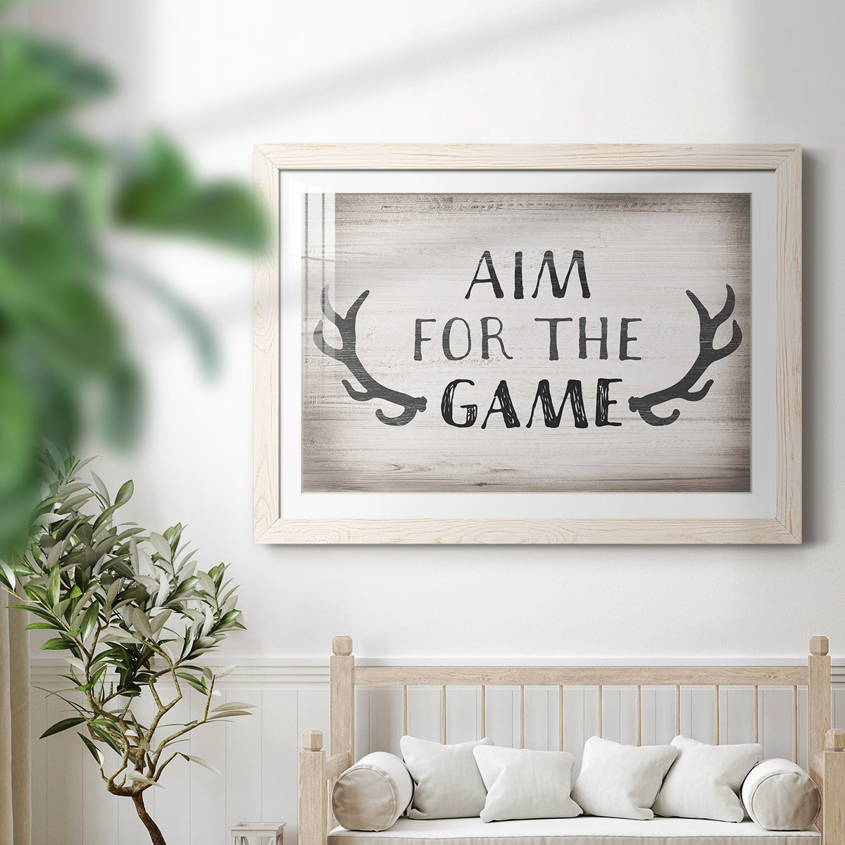 Aim Game-Premium Framed Print - Ready to Hang