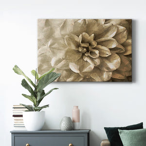 Neutral Wall Flower III Premium Gallery Wrapped Canvas - Ready to Hang