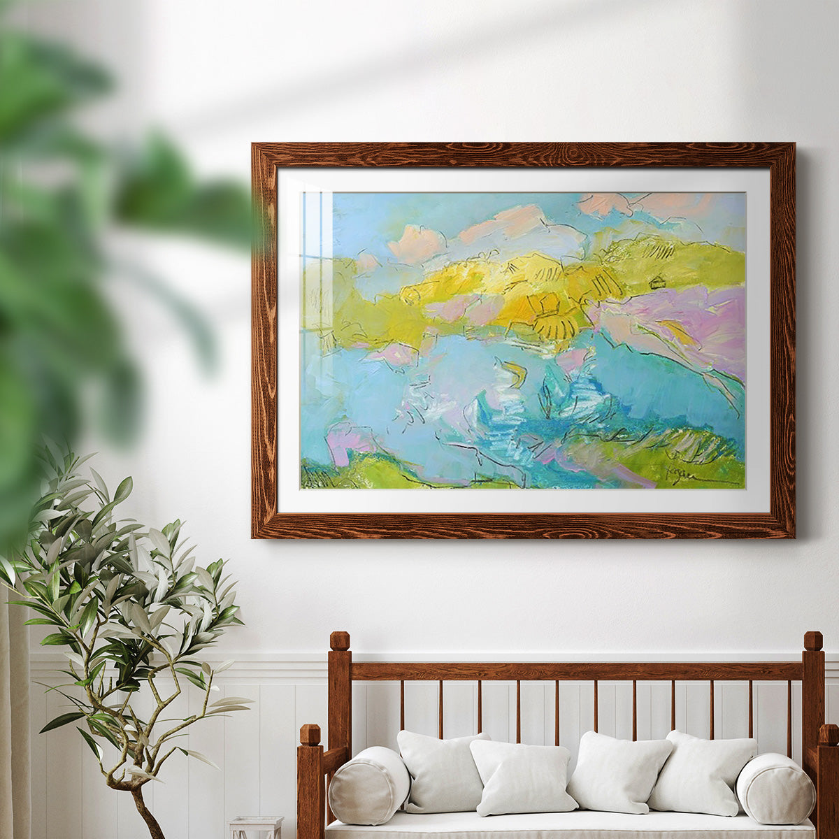 Learning to Fly-Premium Framed Print - Ready to Hang