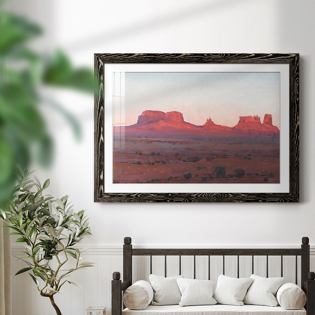 Red Rocks at Dusk II-Premium Framed Print - Ready to Hang
