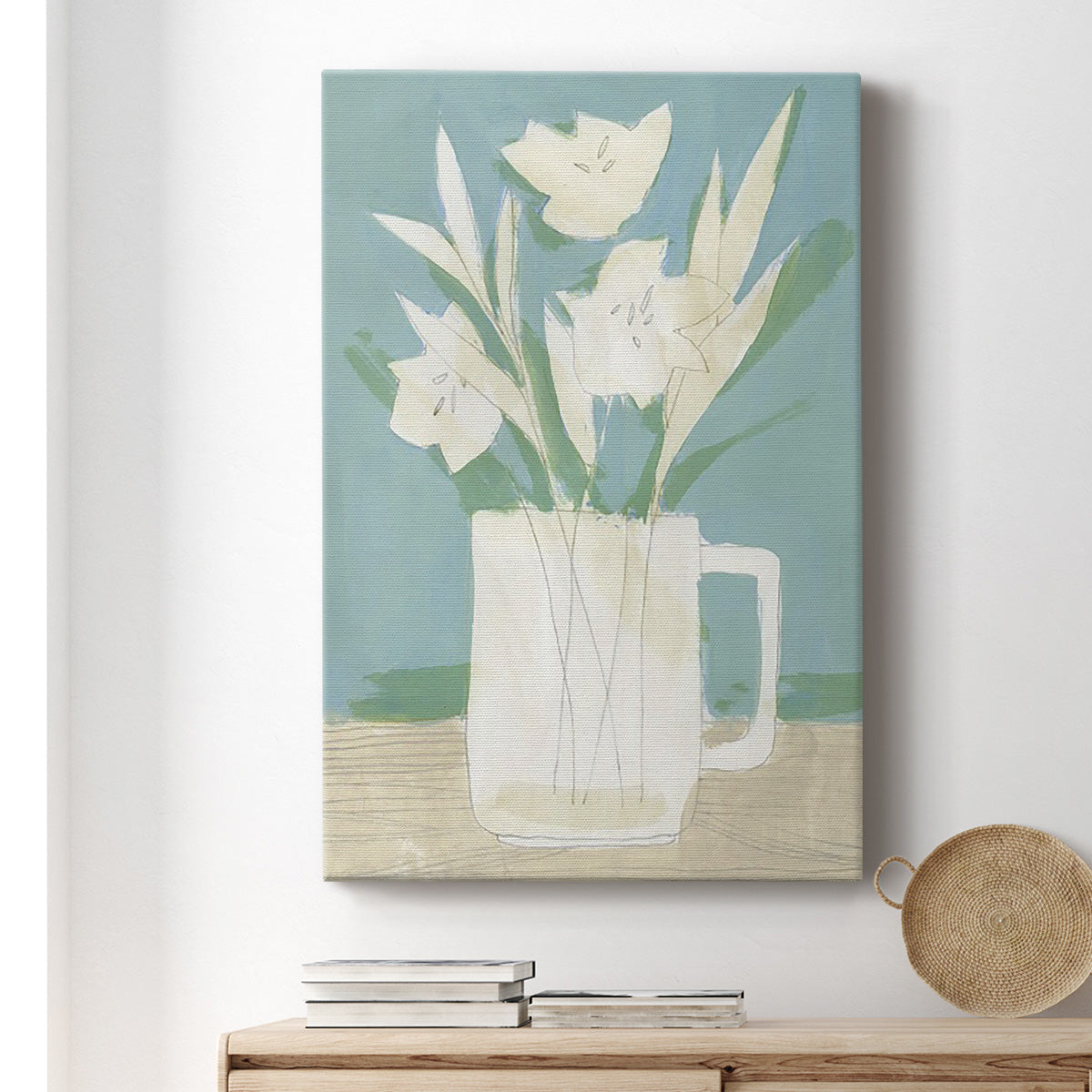 Muted Spring Arrangement III Premium Gallery Wrapped Canvas - Ready to Hang