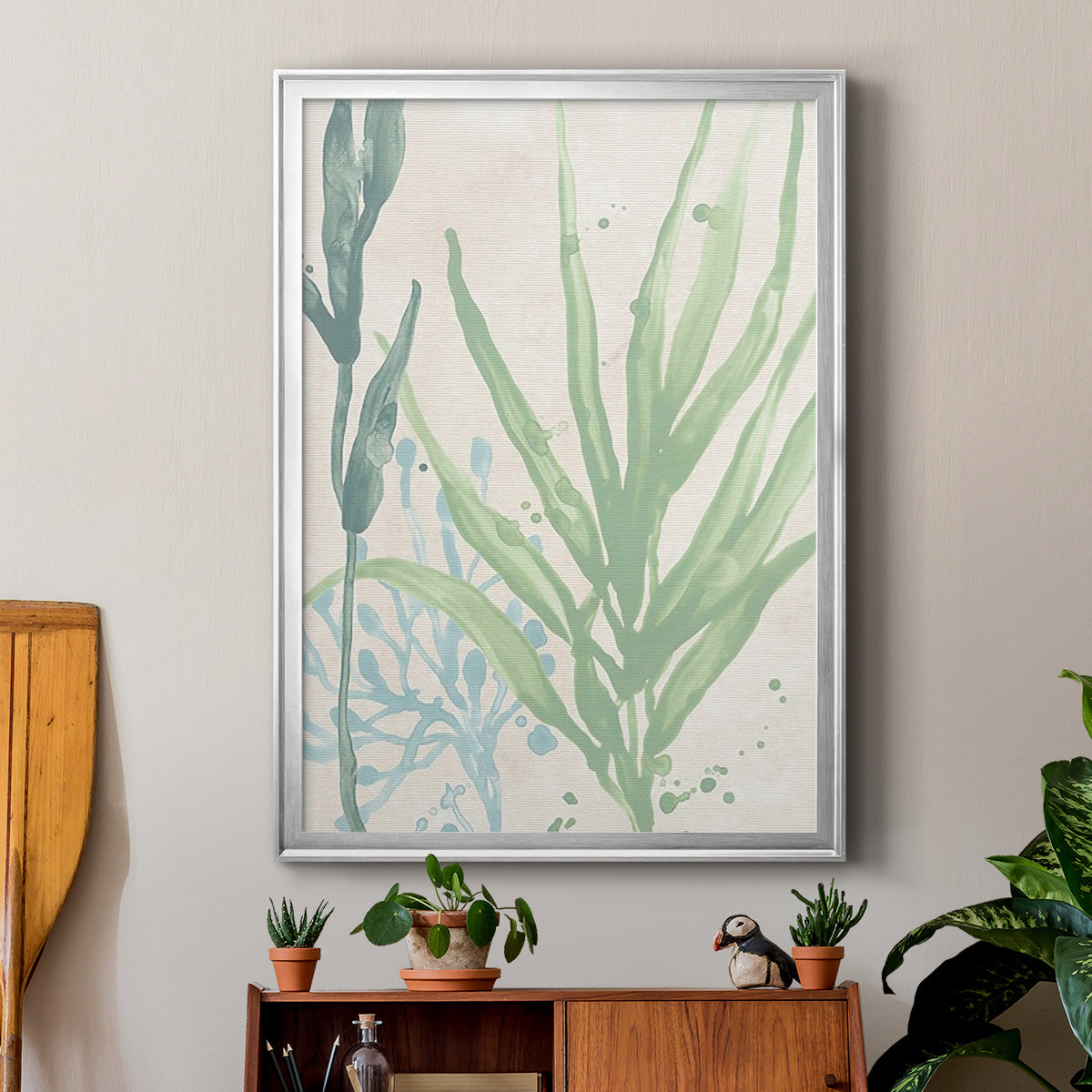 Swaying Seagrass I Premium Framed Print - Ready to Hang