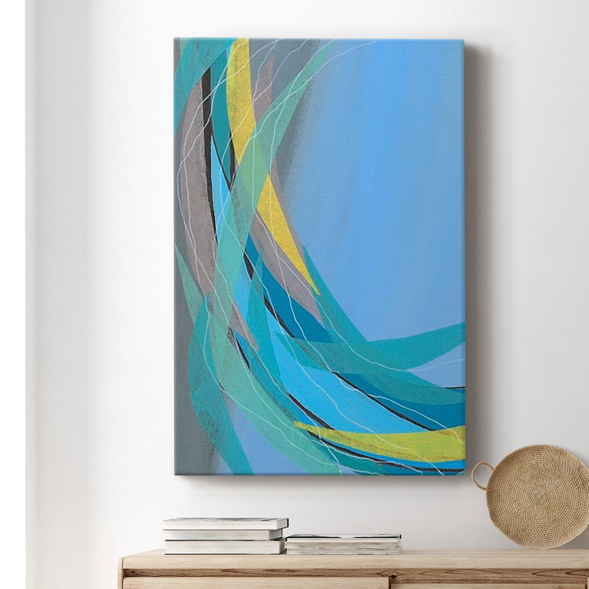 Circulating Flow I Premium Gallery Wrapped Canvas - Ready to Hang