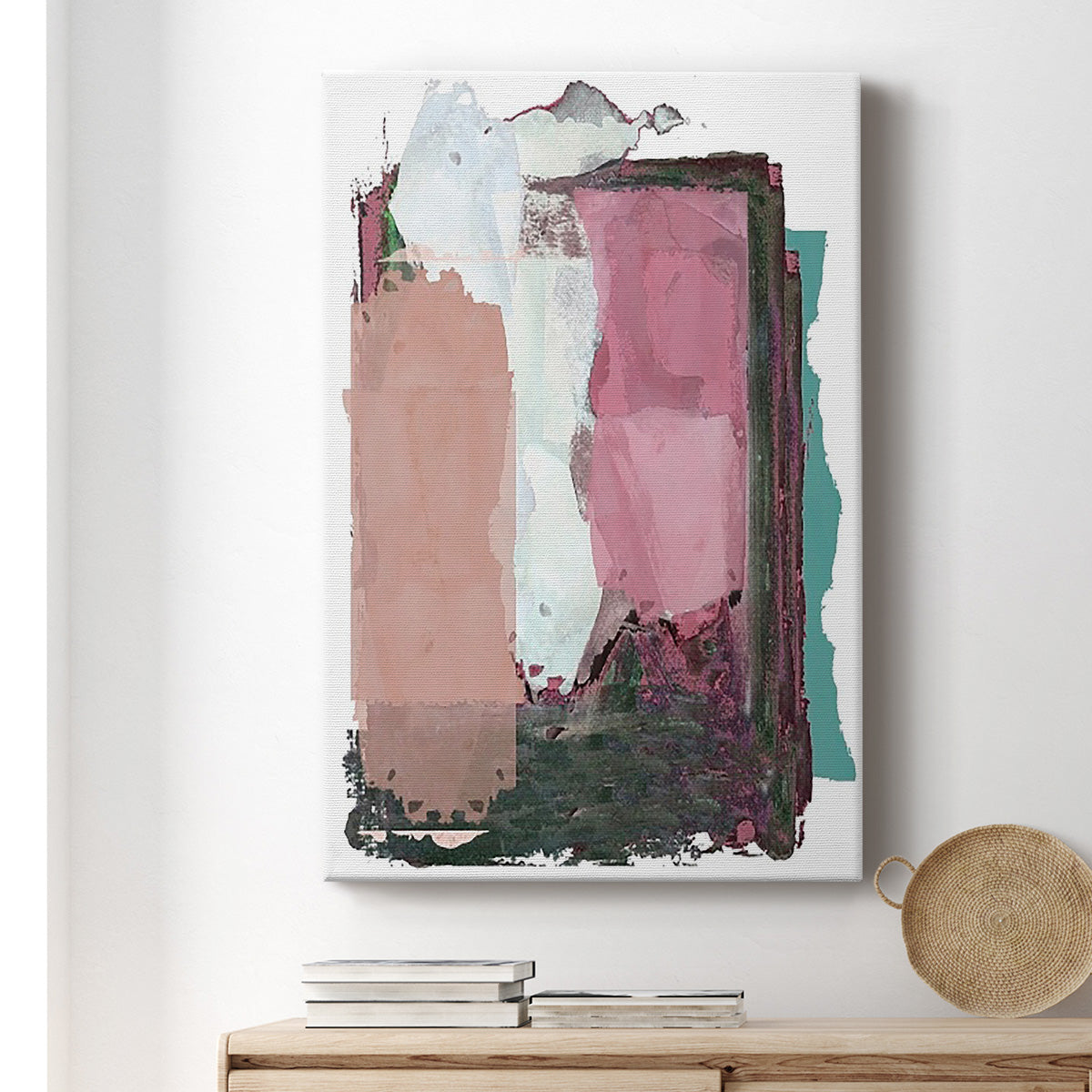 Brights Soft Wash II Premium Gallery Wrapped Canvas - Ready to Hang