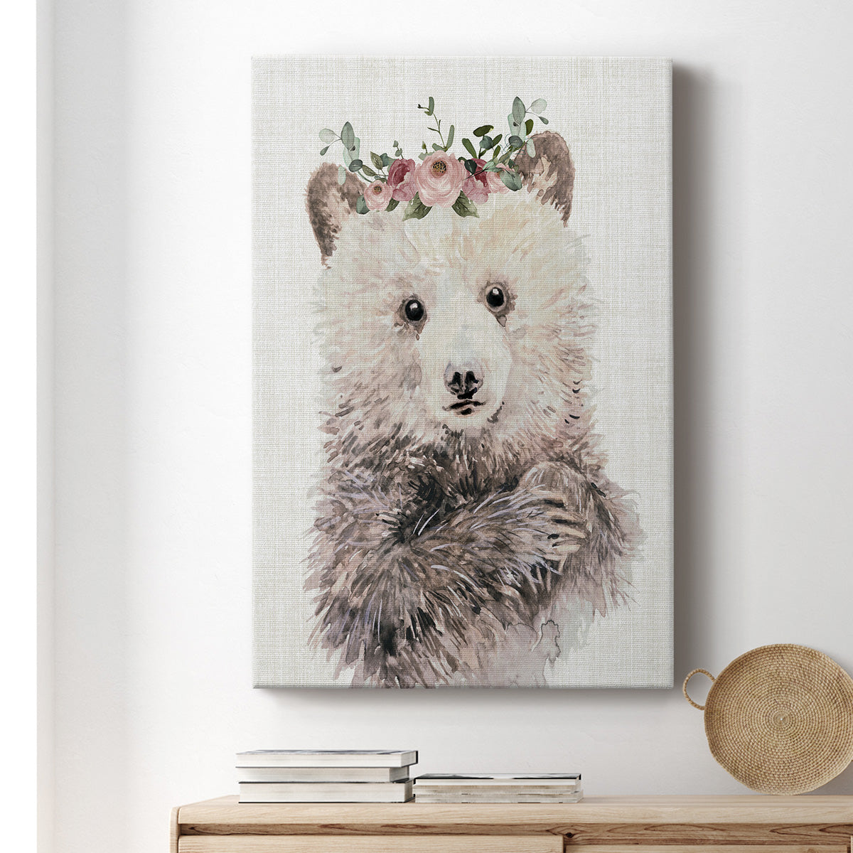 Dressy Cub Premium Gallery Wrapped Canvas - Ready to Hang