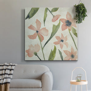 Blush Pink Blooms IV-Premium Gallery Wrapped Canvas - Ready to Hang