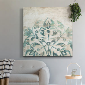 Serene Cerulean VIII-Premium Gallery Wrapped Canvas - Ready to Hang