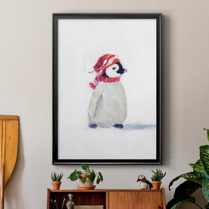 Penguin Play I Premium Framed Print - Ready to Hang