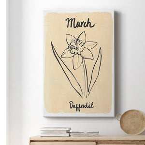 Birth Month III Premium Gallery Wrapped Canvas - Ready to Hang