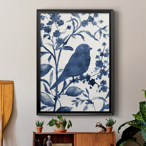 Bluebird Silhouette I Premium Framed Print - Ready to Hang