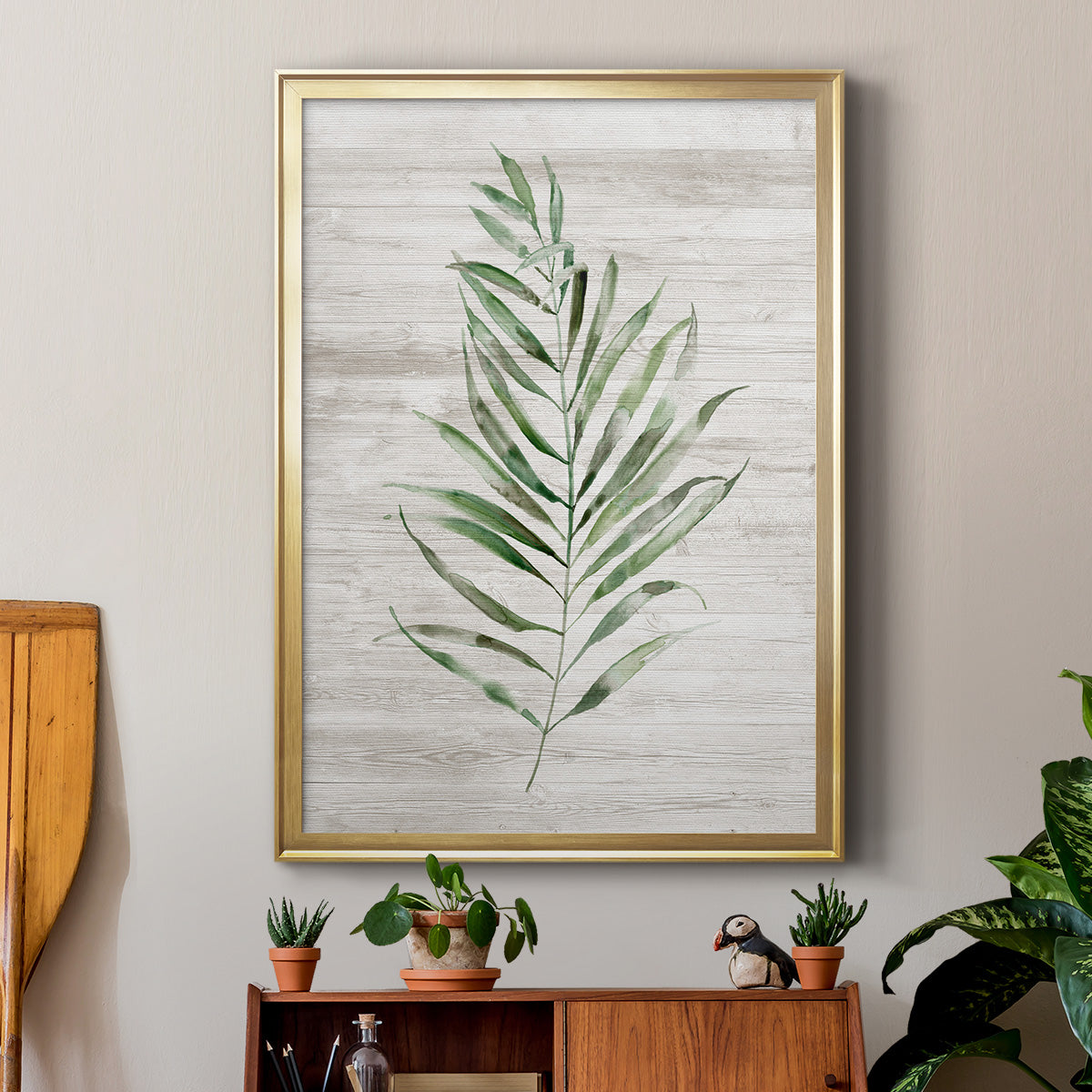 Tropic Frond II Premium Framed Print - Ready to Hang