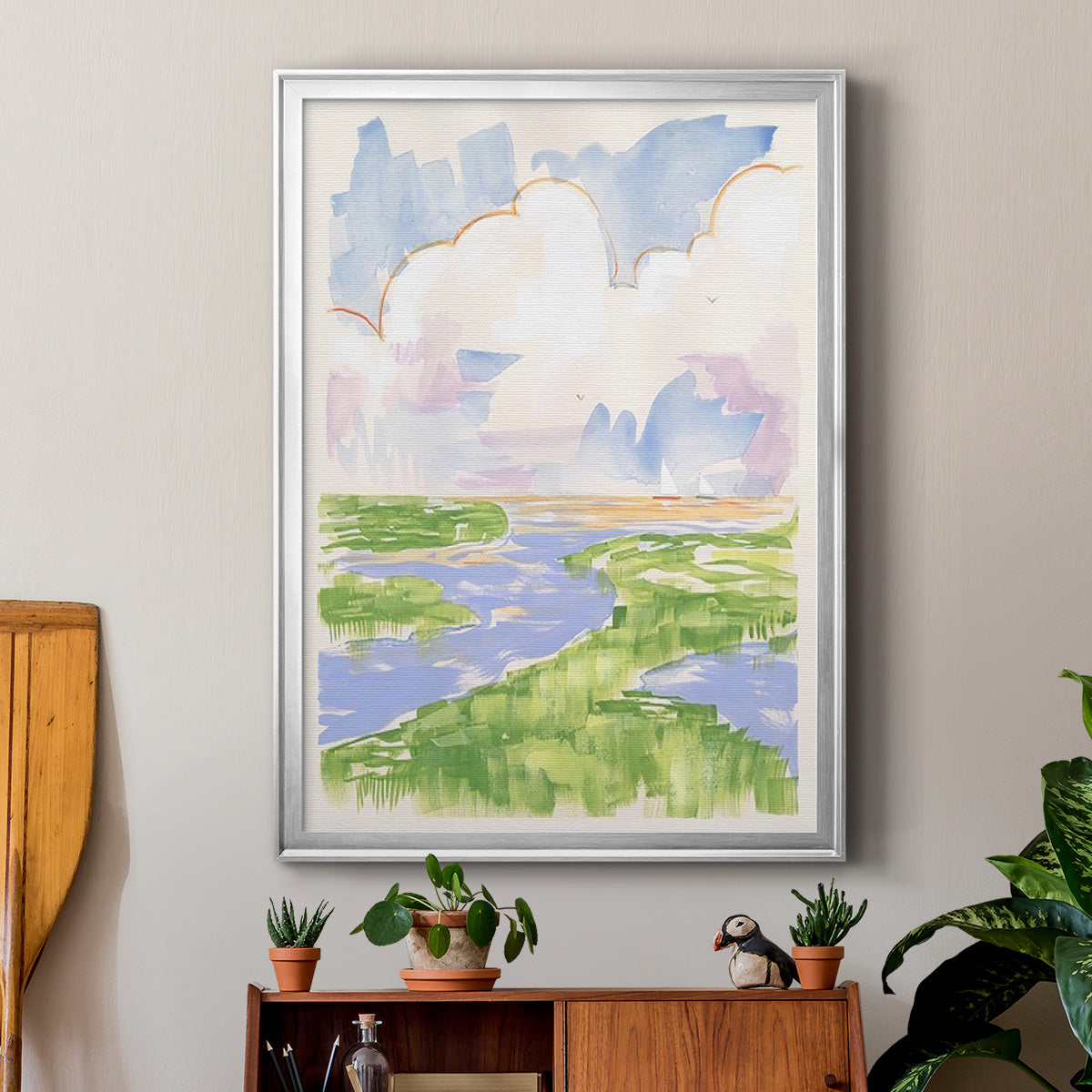Low Country River Vista II Premium Framed Print - Ready to Hang