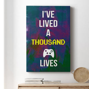 Gamer at Play I Premium Gallery Wrapped Canvas - Ready to Hang