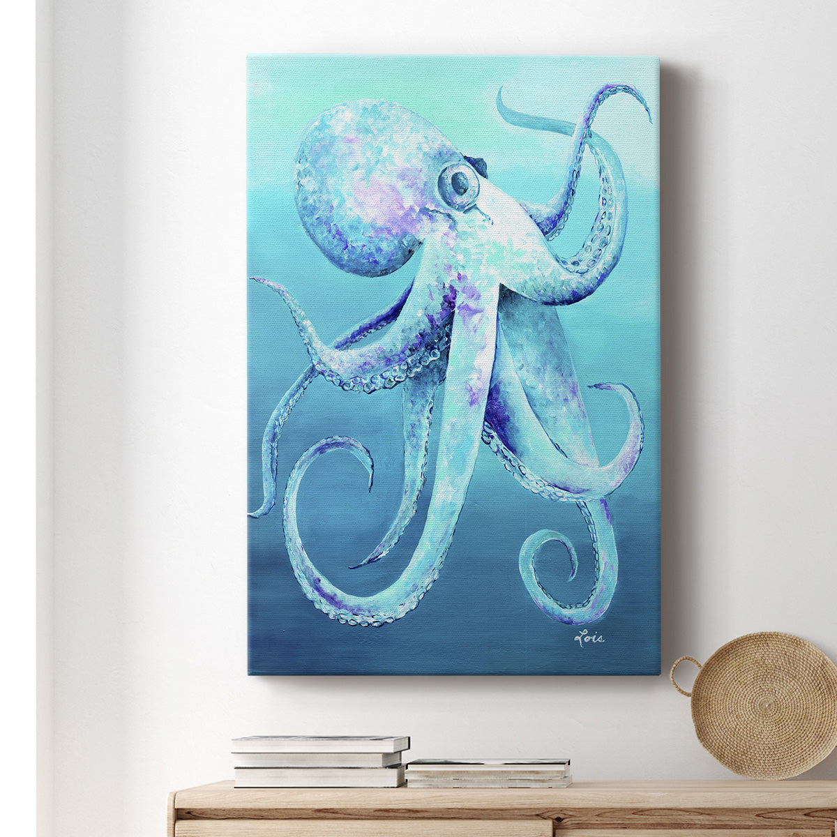 Octopus Premium Gallery Wrapped Canvas - Ready to Hang