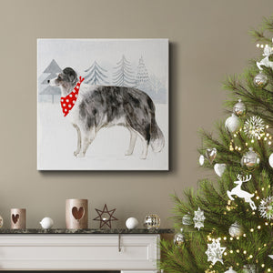 Christmas Cats and Dogs IV-Premium Gallery Wrapped Canvas - Ready to Hang