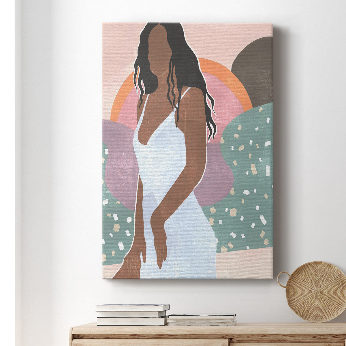 Curly Lady I Premium Gallery Wrapped Canvas - Ready to Hang