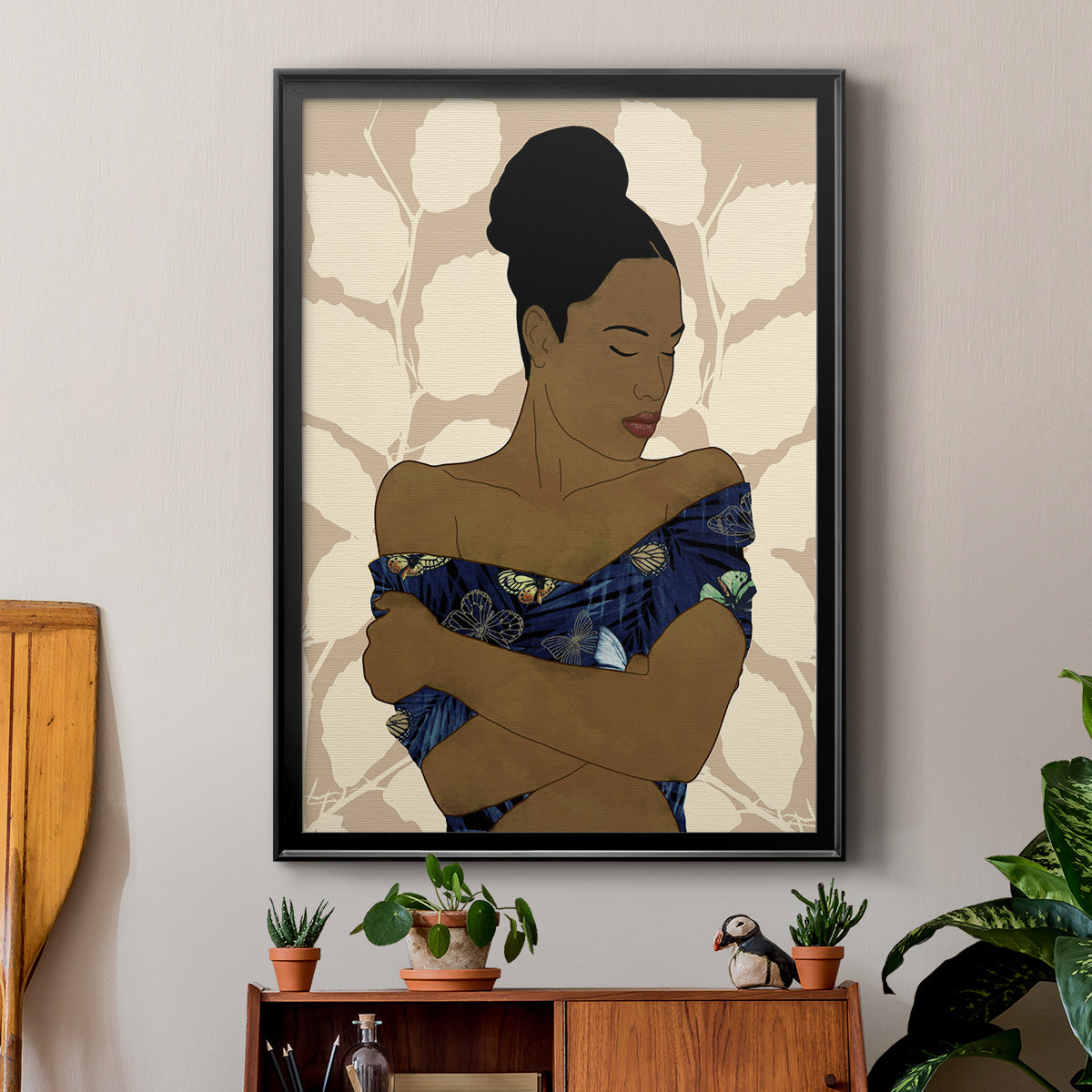 Ethnic Beauty II Premium Framed Print - Ready to Hang