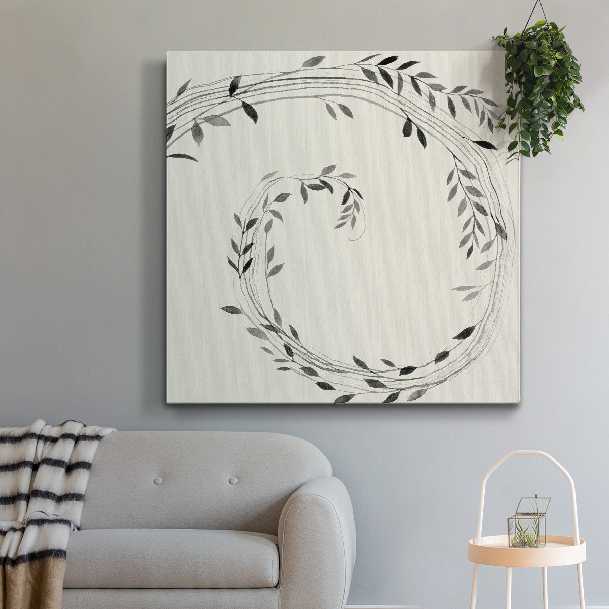 Crown of Vines I-Premium Gallery Wrapped Canvas - Ready to Hang