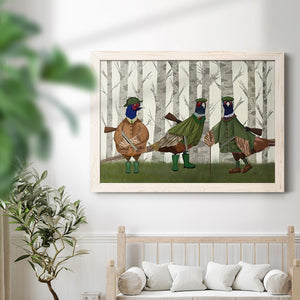 Pheasant Shooting Party Group 2-Premium Framed Canvas - Ready to Hang