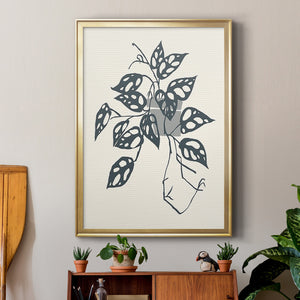 Growing Leaves III Premium Framed Print - Ready to Hang
