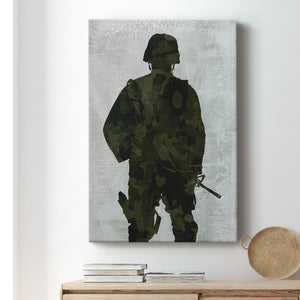American Marine Abstract - Canvas Art Print