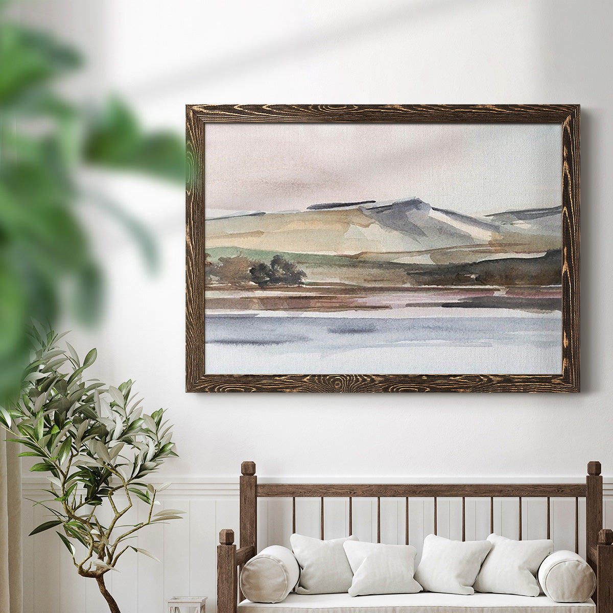 Autumn Mountain Valley I-Premium Framed Canvas - Ready to Hang