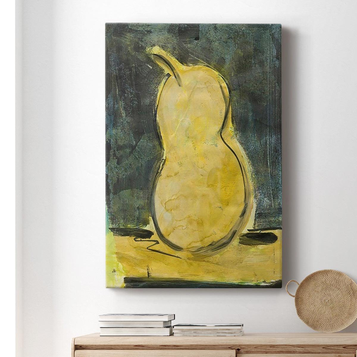 Urban Pear I Premium Gallery Wrapped Canvas - Ready to Hang