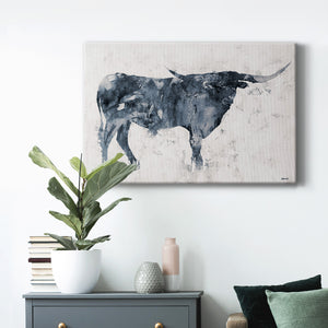 Long Horn Premium Gallery Wrapped Canvas - Ready to Hang