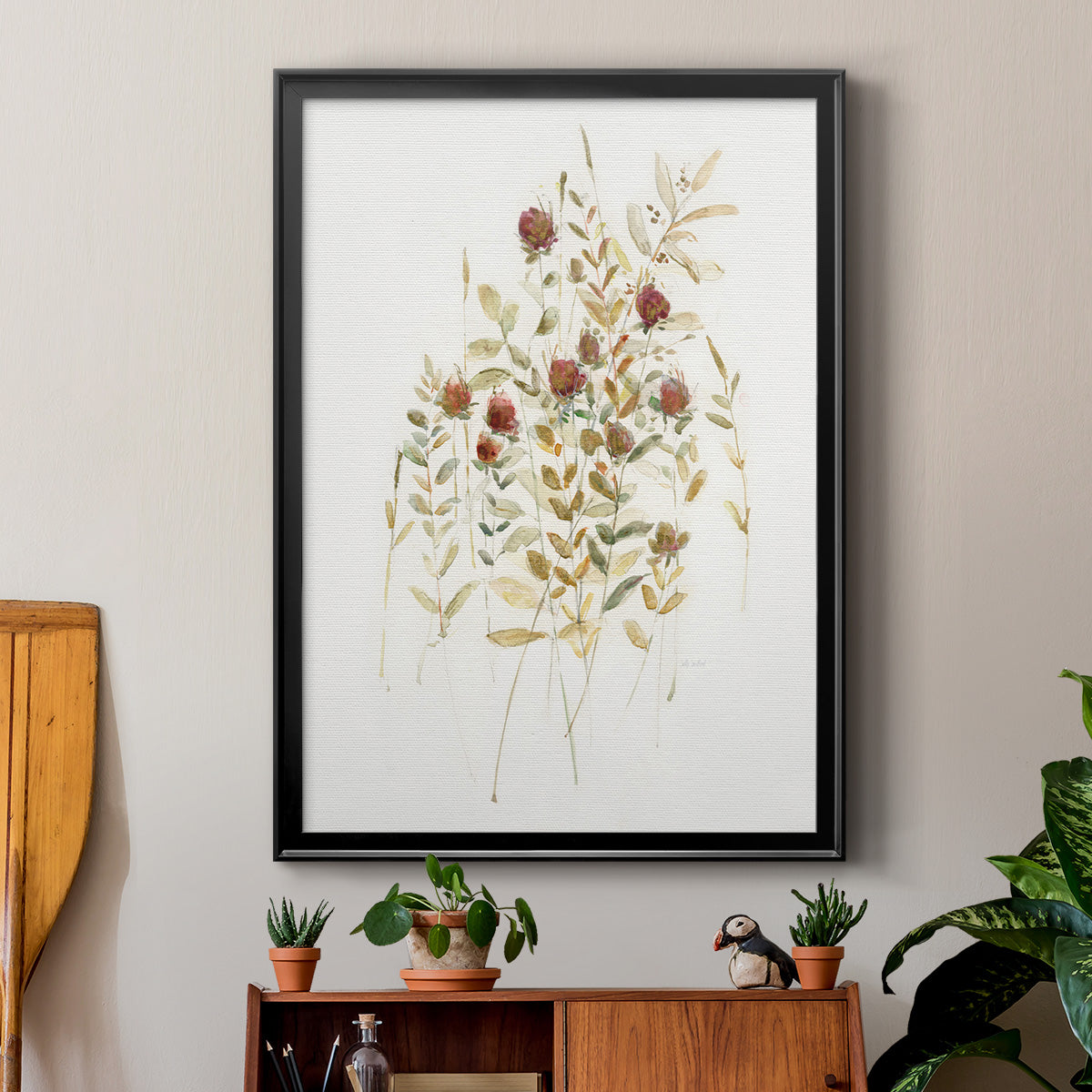 Wildflower Breeze I Premium Framed Print - Ready to Hang