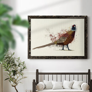 Pheasant Splash 2-Premium Framed Canvas - Ready to Hang