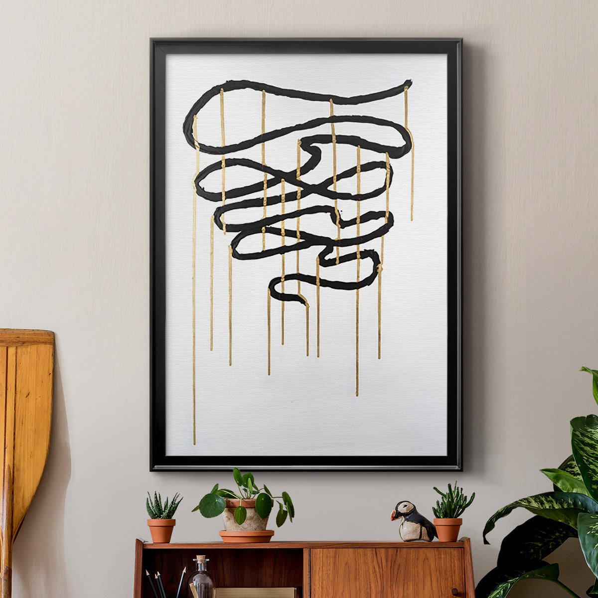 Weeping Ribbon I Premium Framed Print - Ready to Hang
