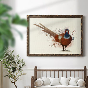 Pheasant Splash 7-Premium Framed Canvas - Ready to Hang