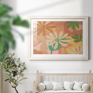 Neutral Blooms III-Premium Framed Print - Ready to Hang