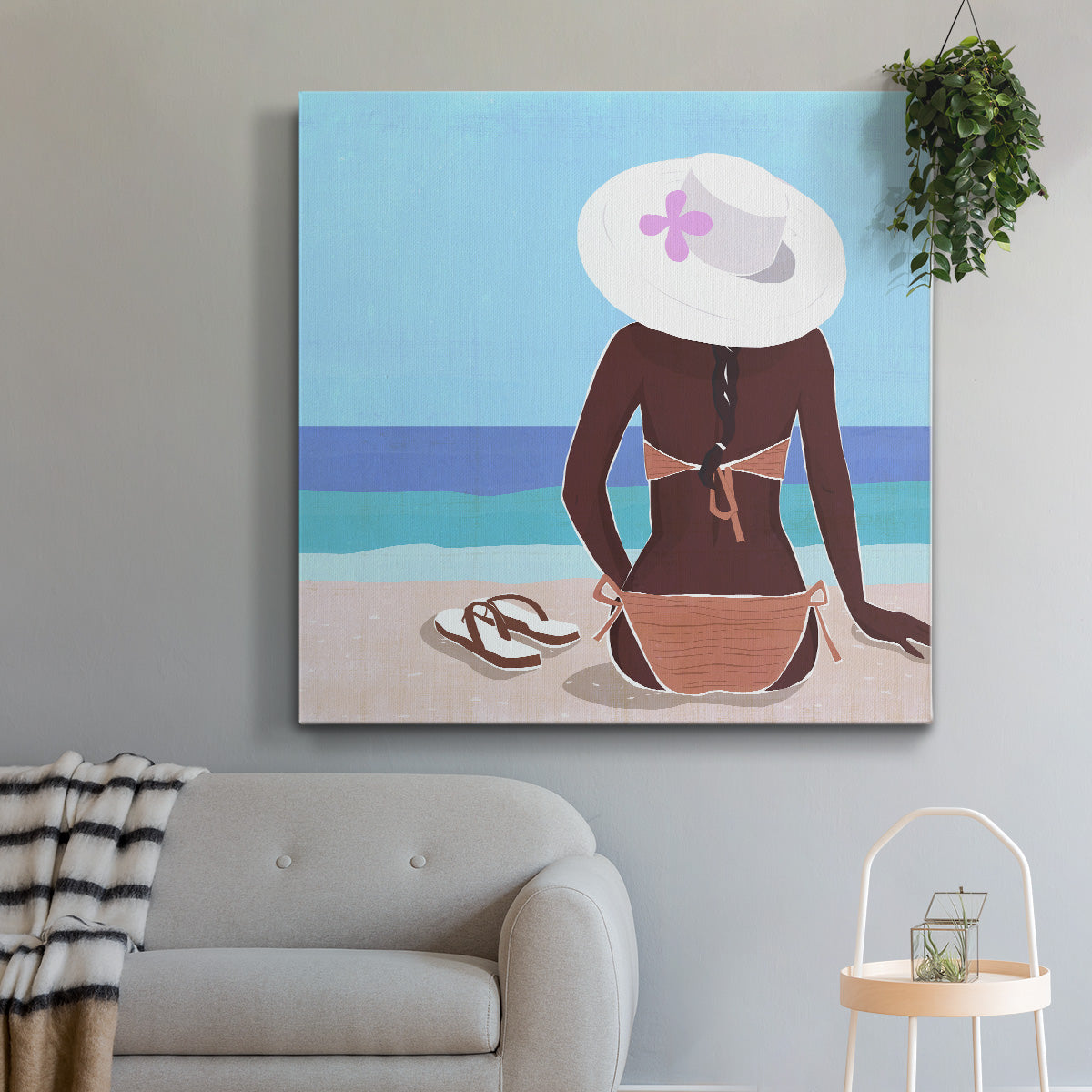 Ocean Gaze II-Premium Gallery Wrapped Canvas - Ready to Hang