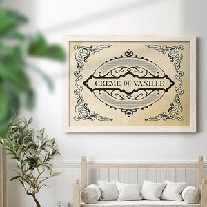 Antique French Label II-Premium Framed Canvas - Ready to Hang