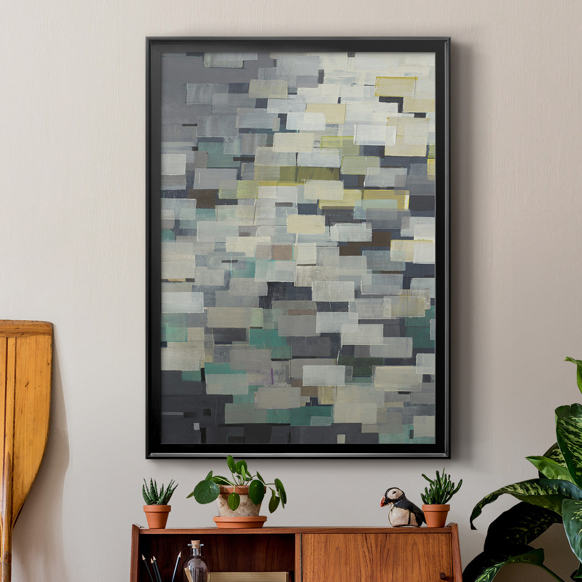 Puzzle Pieces V1 Premium Framed Print - Ready to Hang