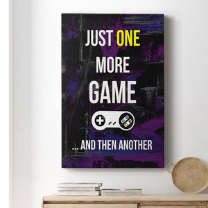 Gamer at Play II Premium Gallery Wrapped Canvas - Ready to Hang