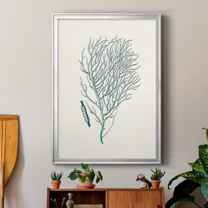 Antique Coastal Coral I Premium Framed Print - Ready to Hang