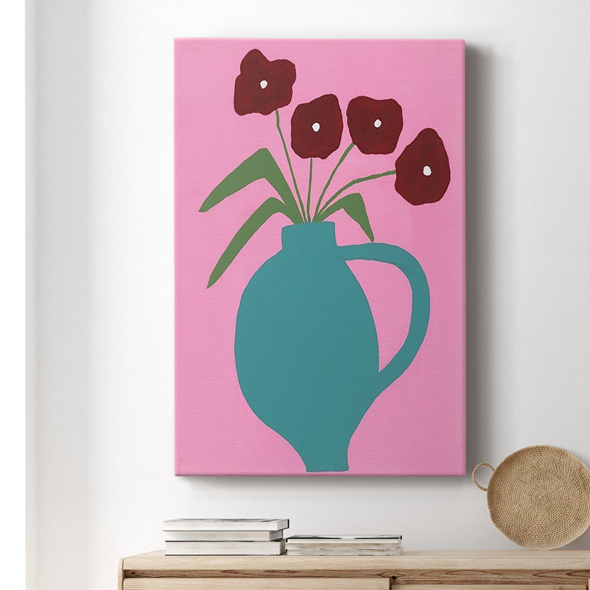 Modern Blooms IV Premium Gallery Wrapped Canvas - Ready to Hang
