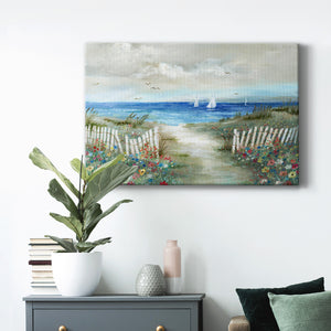 Coastal Garden Premium Gallery Wrapped Canvas - Ready to Hang