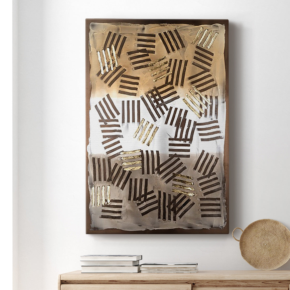 Raffia Palm I Premium Gallery Wrapped Canvas - Ready to Hang