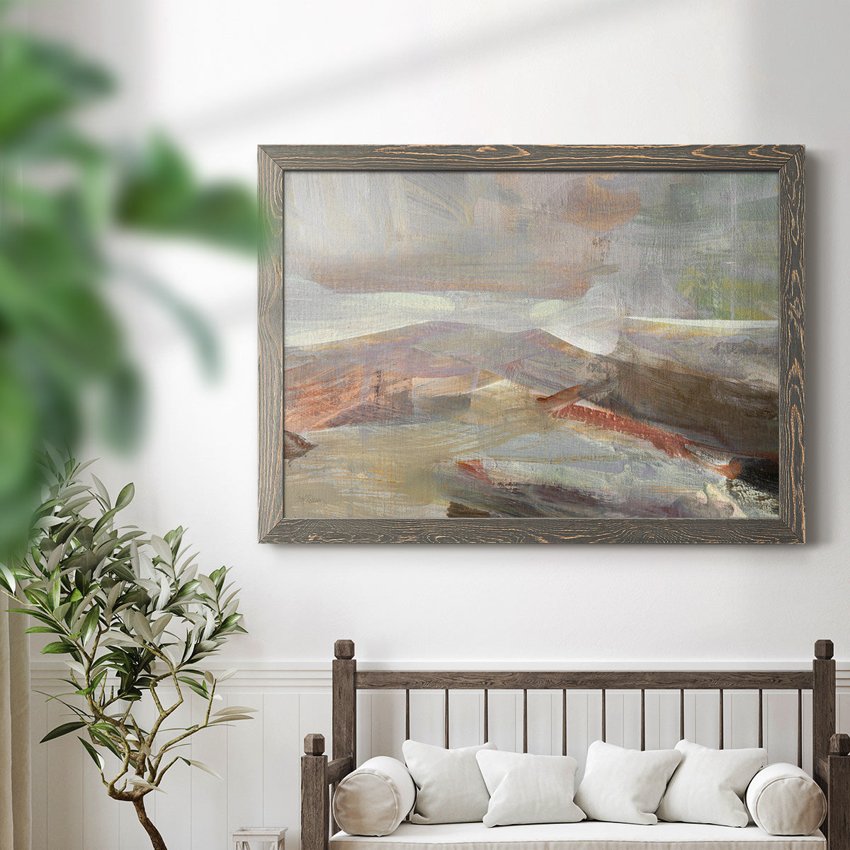 Distant Canyon-Premium Framed Canvas - Ready to Hang