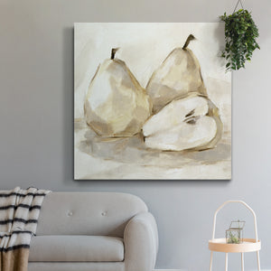 White Pear Study I-Premium Gallery Wrapped Canvas - Ready to Hang