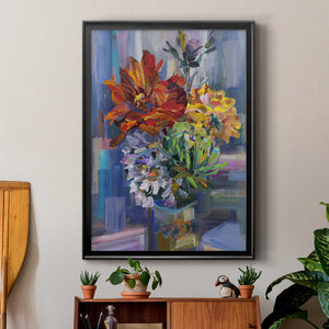 Modern Bouquet Premium Framed Print - Ready to Hang