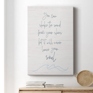 Shake the Sand Premium Gallery Wrapped Canvas - Ready to Hang