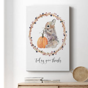 Harvest Home Bunny Premium Gallery Wrapped Canvas - Ready to Hang