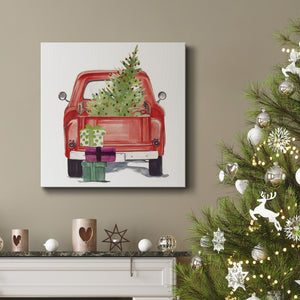 Christmas Cars III-Premium Gallery Wrapped Canvas - Ready to Hang